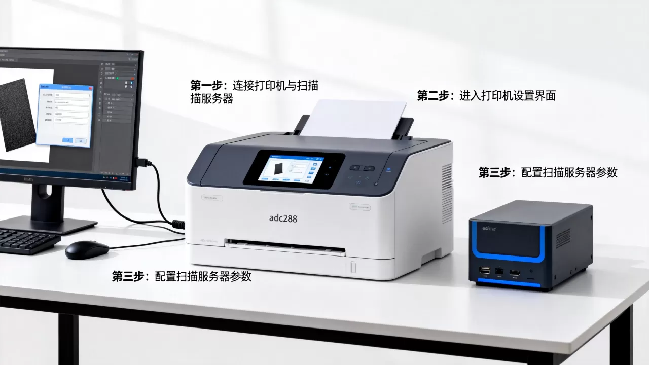 adc286打印机如何设置扫描服务器?,步骤是什么? adc286打印机如何设置扫描服务器?,步骤是什么?