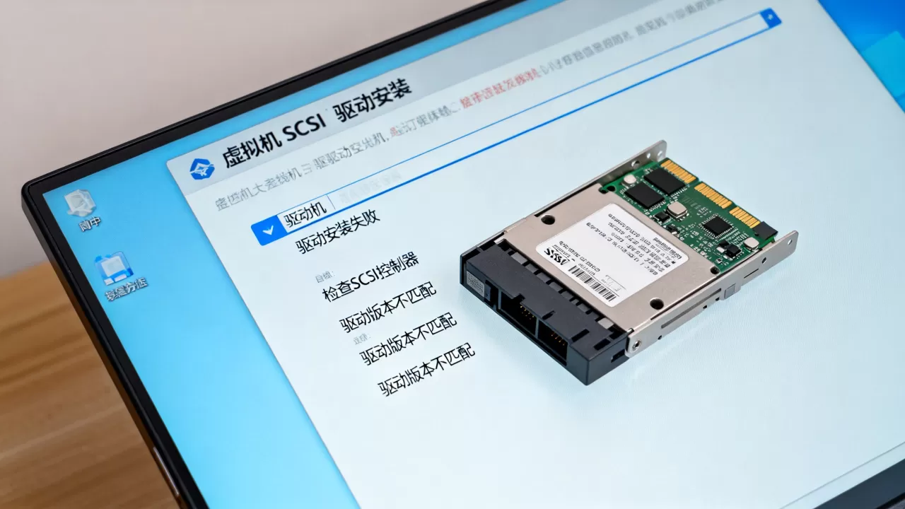 虚拟机SCSI驱动安装失败如何解决,驱动安装报错什么原因? 虚拟机SCSI驱动安装失败如何解决,驱动安装报错什么原因?