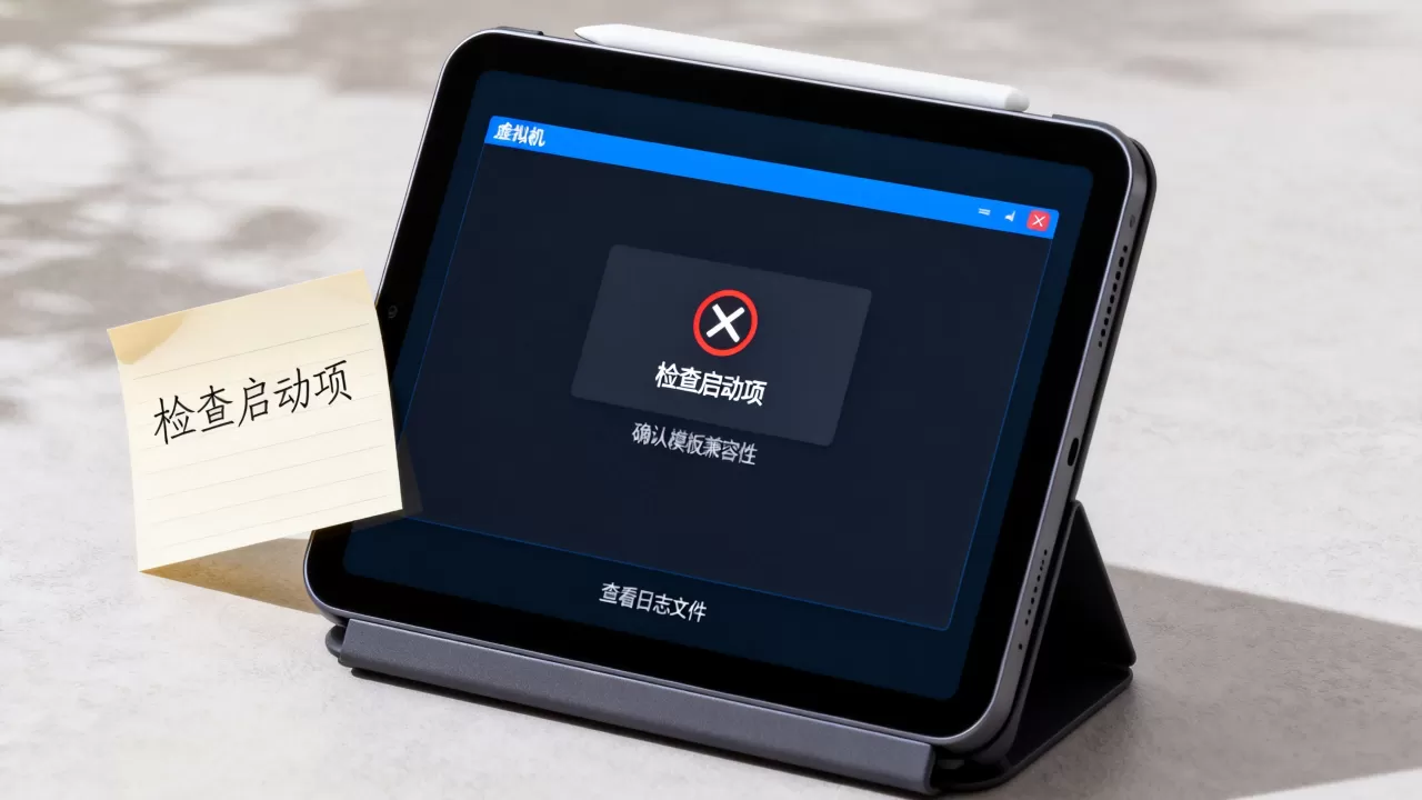 虚拟机装模板后无法启动怎么办? 虚拟机装模板后无法启动怎么办?