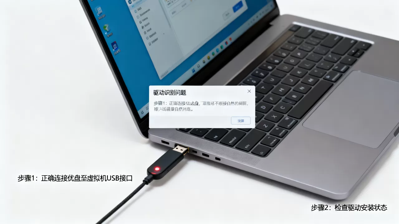 虚拟机怎么正确使用优盘?,驱动无法识别怎么办? 虚拟机怎么正确使用优盘?,驱动无法识别怎么办?