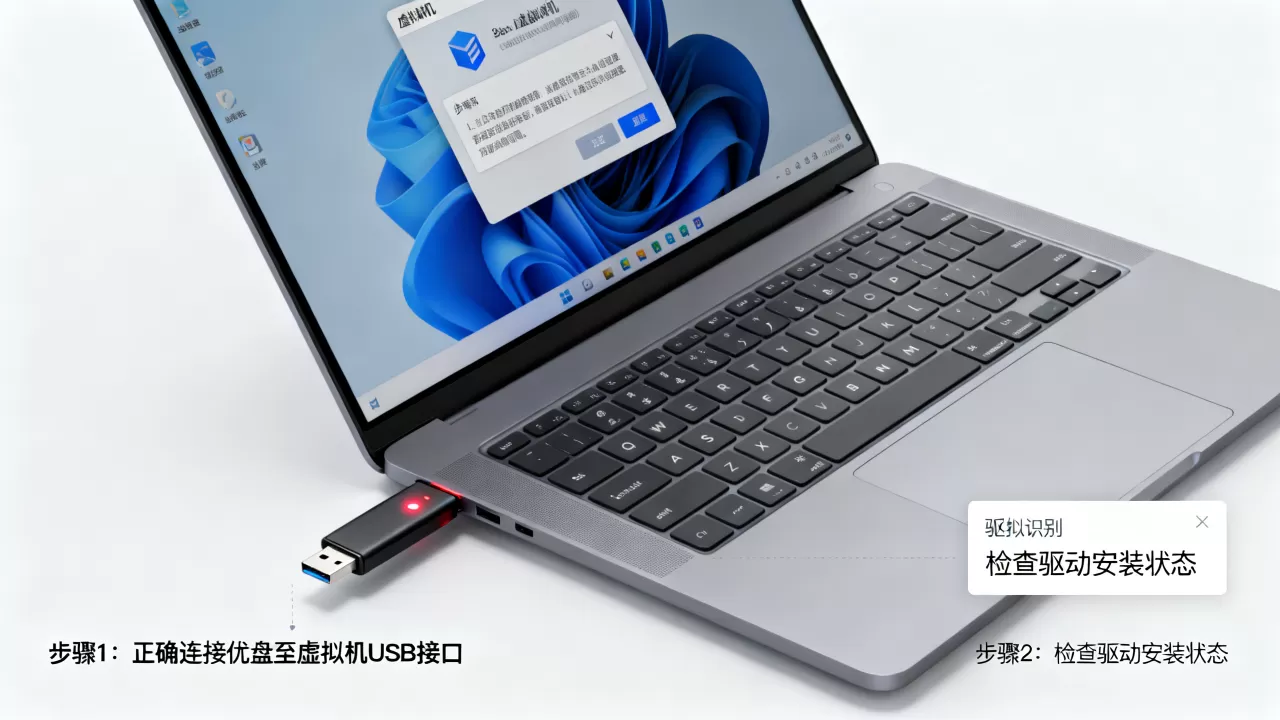 虚拟机怎么正确使用优盘?,驱动无法识别怎么办? 虚拟机怎么正确使用优盘?,驱动无法识别怎么办?