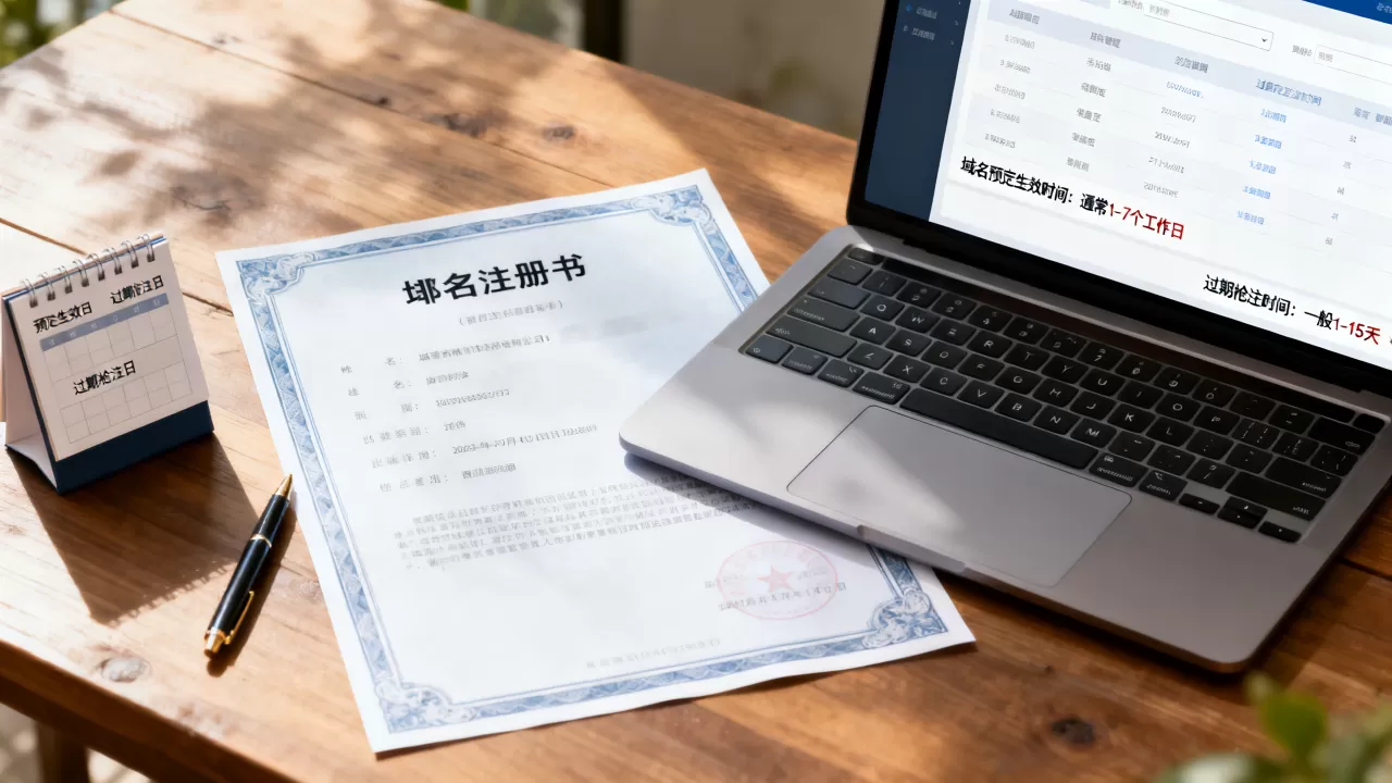 域名预定时间多久才生效,域名过期后多久能抢注? 域名预定时间多久才生效,域名过期后多久能抢注?