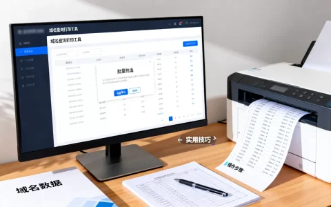 域名查询打印工具怎么批量导出，有哪些实用技巧？