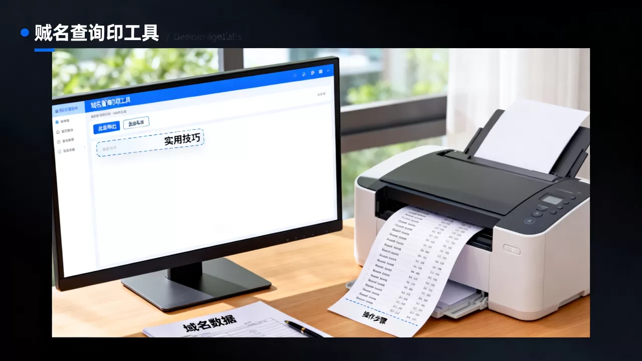 域名查询打印工具怎么批量导出,有哪些实用技巧? 域名查询打印工具怎么批量导出,有哪些实用技巧?