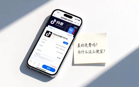 抖音业务24小时自助下单平台真的免费吗，为什么这么便宜？