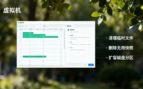 虚拟机磁盘满了怎么快速清理？，扩容方法有哪些？