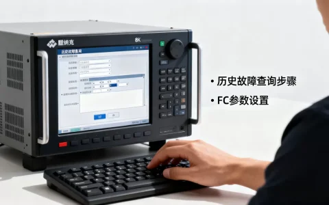 默纳克服务器FC多少才能看历史故障？怎么操作