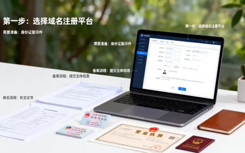 域名注册和备案具体步骤有哪些，需要准备什么资料？
