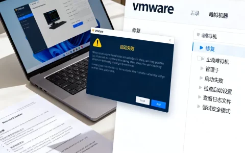 虚拟机重启后无法开机如何修复，vmware虚拟机启动失败原因？