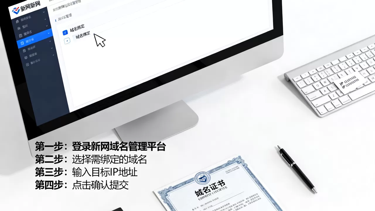 新网域名怎么绑定IP,具体操作步骤是什么? 新网域名怎么绑定IP,具体操作步骤是什么?