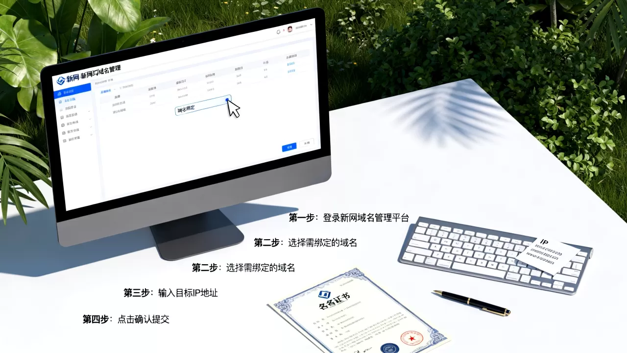 新网域名怎么绑定IP,具体操作步骤是什么? 新网域名怎么绑定IP,具体操作步骤是什么?