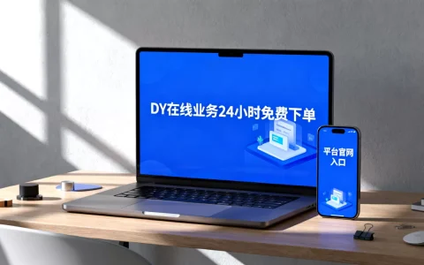 DY在线业务24小时免费下单靠谱吗，平台官网入口在哪？