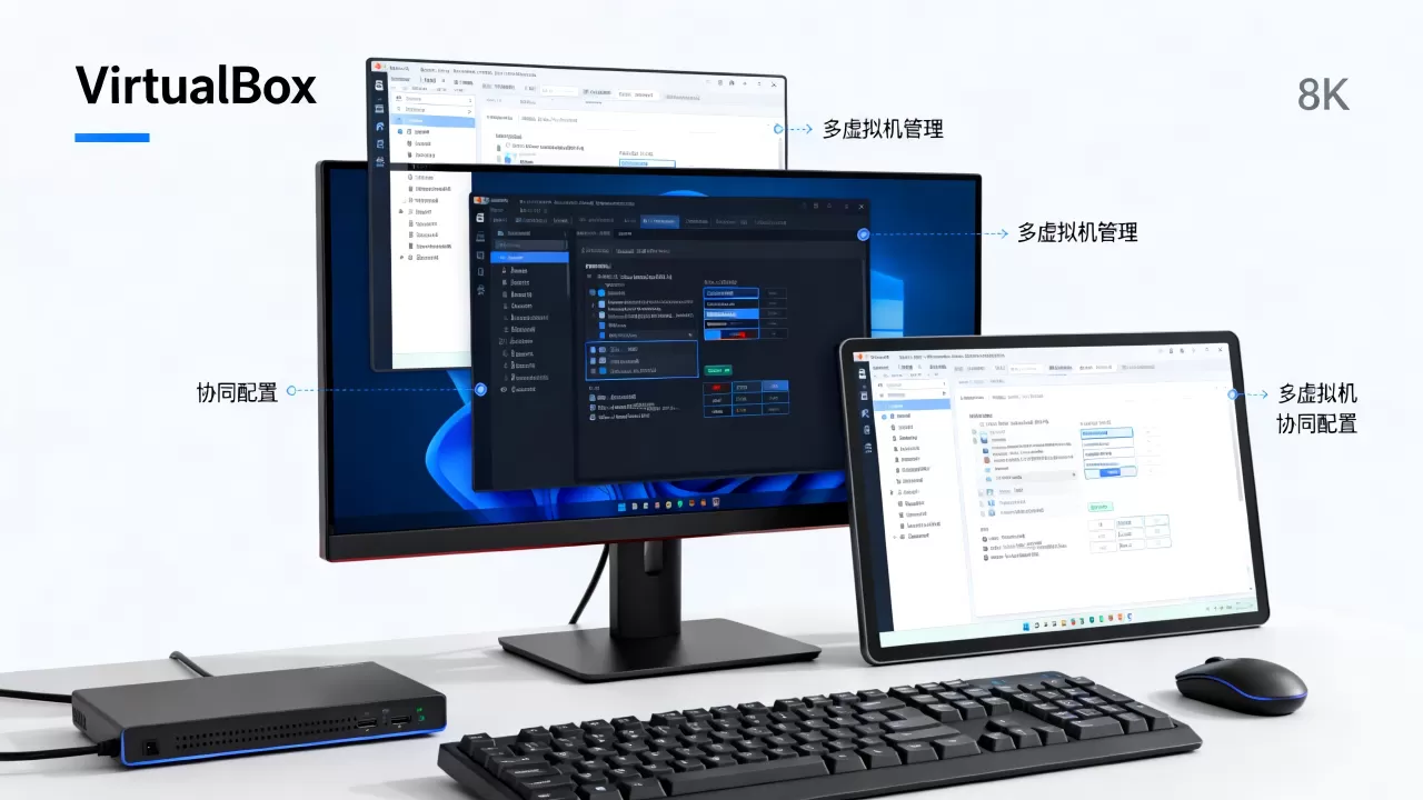 VirtualBox多虚拟机如何高效管理?,虚拟机协同配置技巧 VirtualBox多虚拟机如何高效管理?,虚拟机协同配置技巧