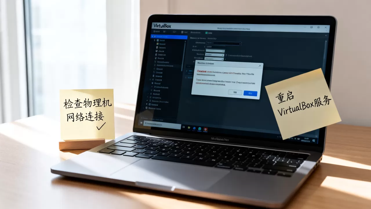 VirtualBox连不上怎么解决?,虚拟机网络故障排查方法有哪些? VirtualBox连不上怎么解决?,虚拟机网络故障排查方法有哪些?