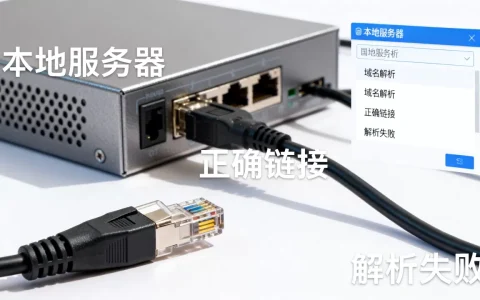 本地服务器如何正确链接域名，域名解析失败怎么办？