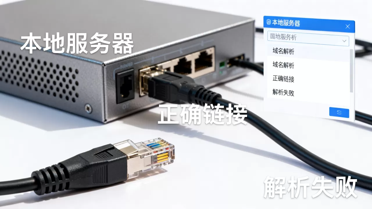本地服务器如何正确链接域名,域名解析失败怎么办? 本地服务器如何正确链接域名,域名解析失败怎么办?