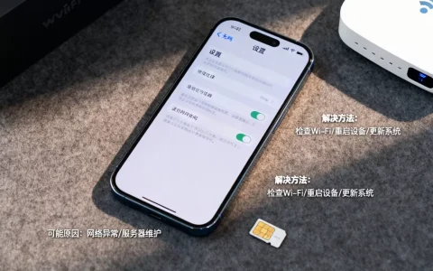 苹果ID连不上服务器是什么原因，怎么解决？