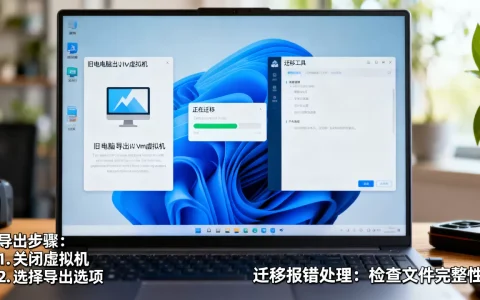 vm虚拟机导出后如何在新电脑正常打开，迁移报错怎么办？