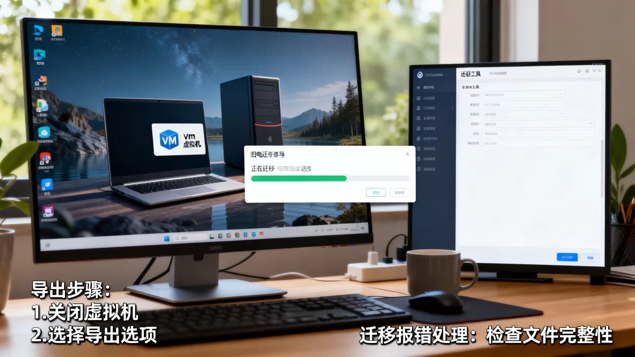 vm虚拟机导出后如何在新电脑正常打开,迁移报错怎么办? vm虚拟机导出后如何在新电脑正常打开,迁移报错怎么办?
