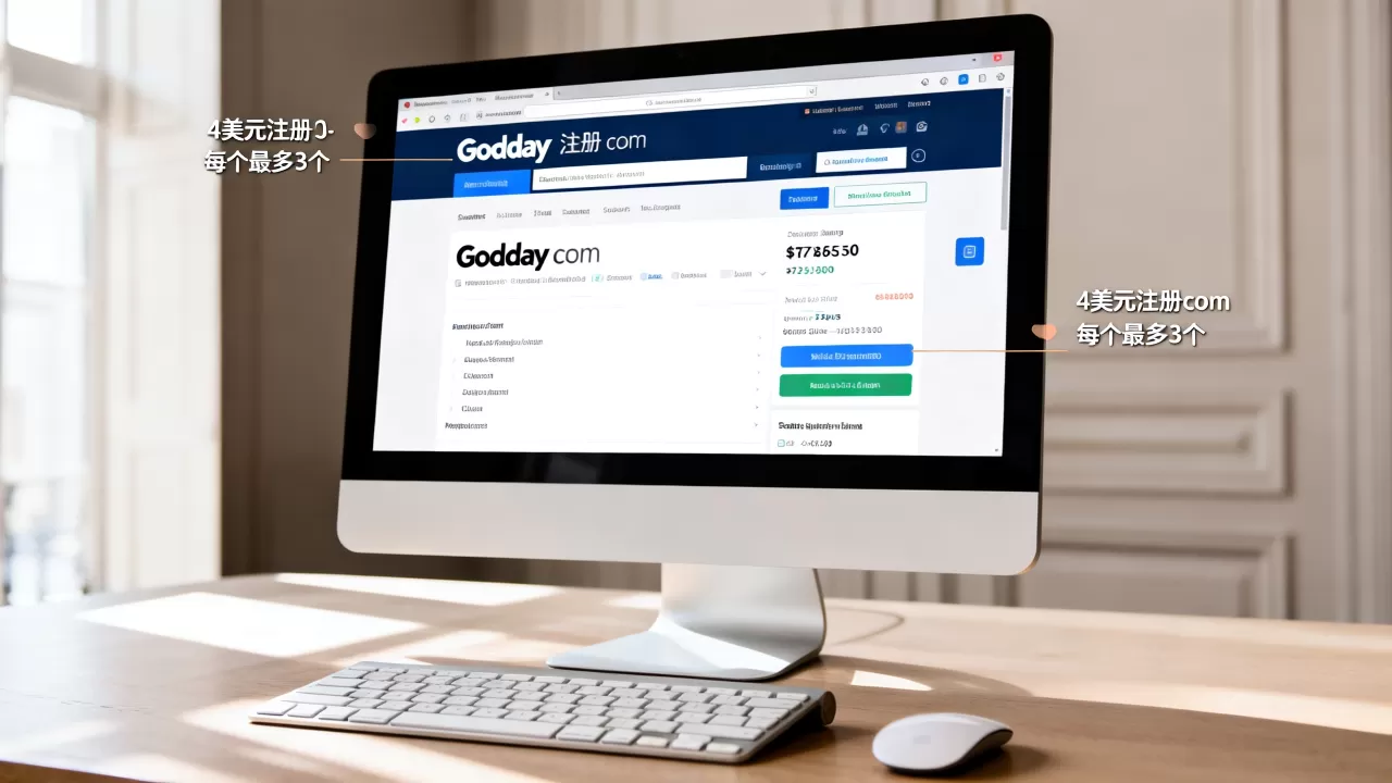 Godaddy怎么4美元注册com?每个最多3个是真的吗? Godaddy怎么4美元注册com?每个最多3个是真的吗?