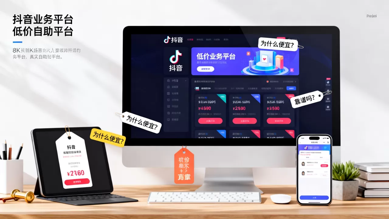 抖音业务平台低价自助平台为什么便宜?,靠谱吗? 抖音业务平台低价自助平台为什么便宜?,靠谱吗?