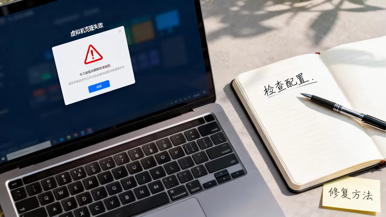 虚拟机克隆失败如何解决?原因与修复方法 虚拟机克隆失败如何解决?原因与修复方法