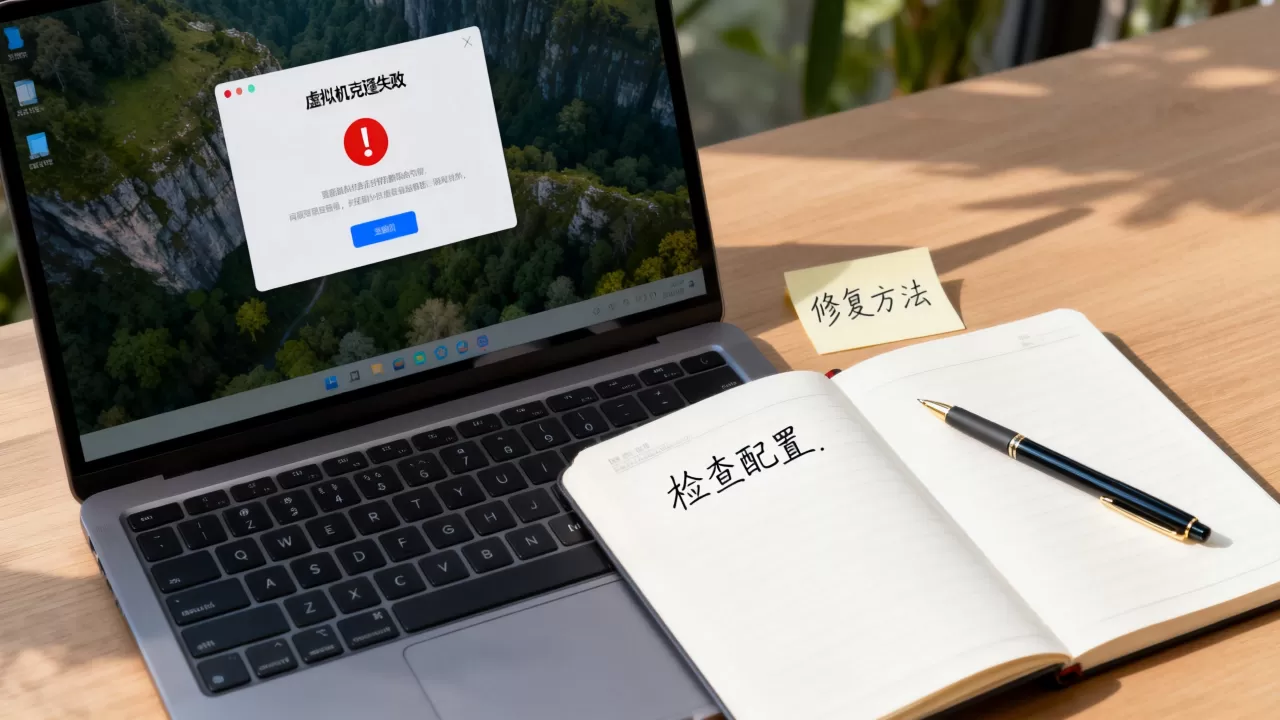 虚拟机克隆失败如何解决?原因与修复方法 虚拟机克隆失败如何解决?原因与修复方法