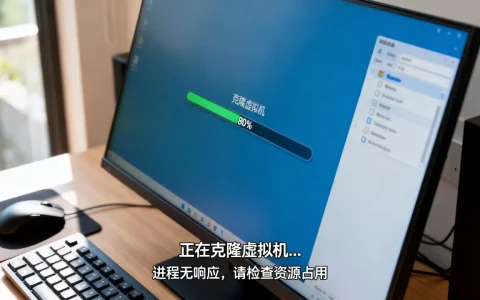 克隆虚拟机时卡死怎么办，进程无响应解决方法有哪些？