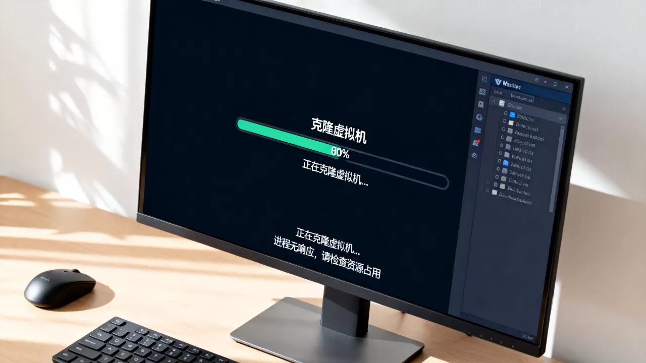 克隆虚拟机时卡死怎么办,进程无响应解决方法有哪些? 克隆虚拟机时卡死怎么办,进程无响应解决方法有哪些?