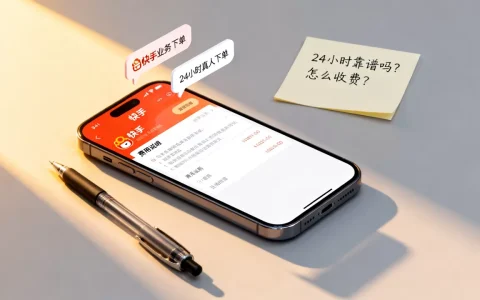 快手业务真人下单24小时靠谱吗，怎么收费？