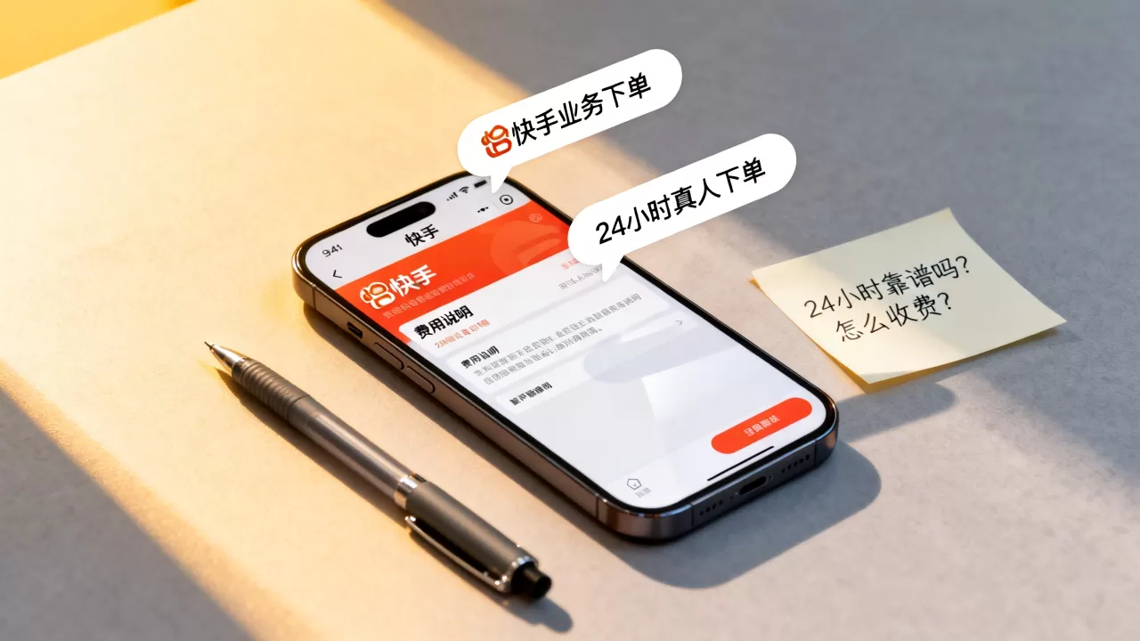快手业务真人下单24小时靠谱吗,怎么收费? 快手业务真人下单24小时靠谱吗,怎么收费?