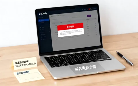 GoDaddy域名被暂停如何恢复？域名暂停影响及解决方法。