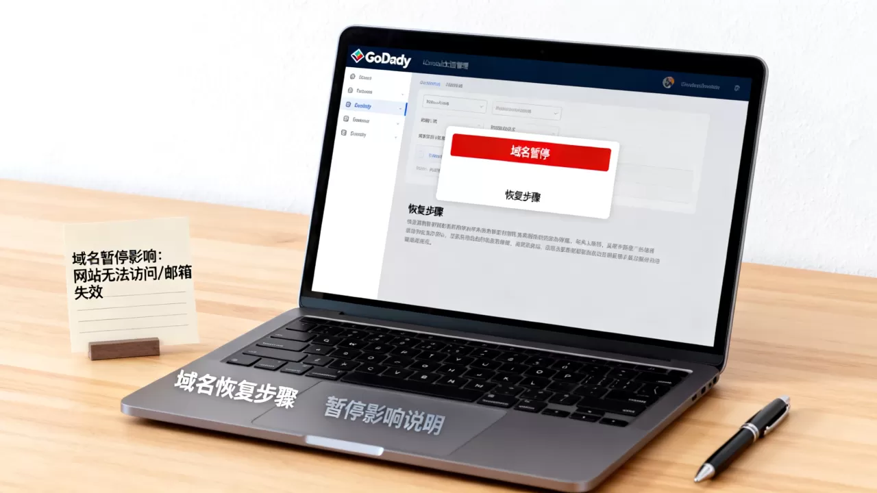 GoDaddy域名被暂停如何恢复?域名暂停影响及解决方法。 GoDaddy域名被暂停如何恢复?域名暂停影响及解决方法。