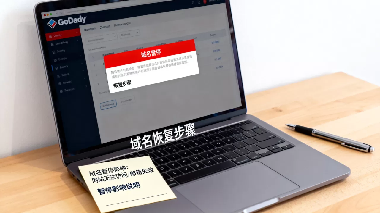 GoDaddy域名被暂停如何恢复?域名暂停影响及解决方法。 GoDaddy域名被暂停如何恢复?域名暂停影响及解决方法。