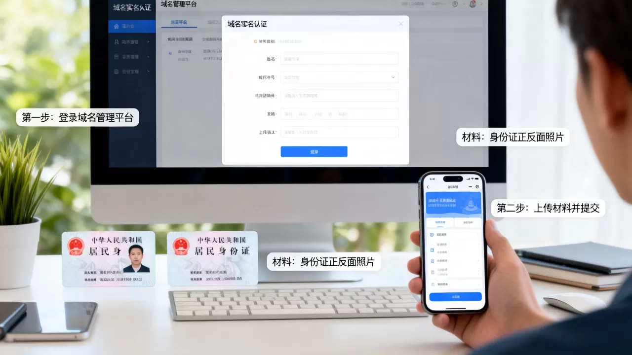 域名实名认证怎么操作?,需要准备什么材料? 域名实名认证怎么操作?,需要准备什么材料?