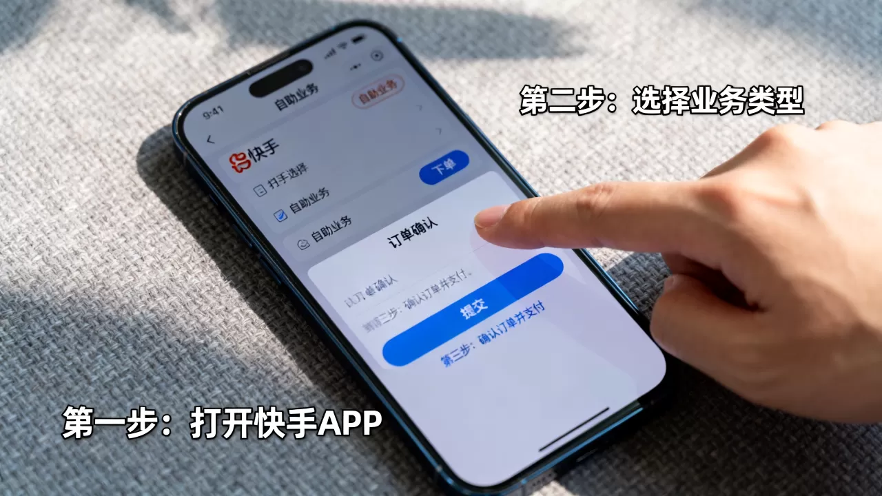 快手平台自助业务怎么下单,有哪些步骤? 快手平台自助业务怎么下单,有哪些步骤?