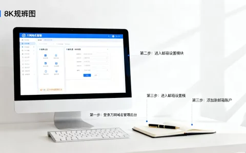 万网域名如何创建域名邮箱？新手操作步骤有哪些？