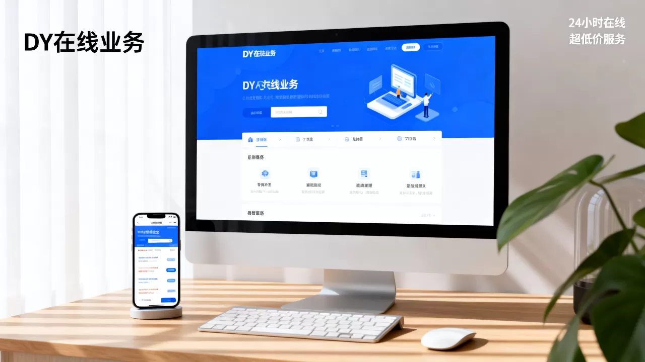 DY在线业务24小时业务平台超低价 DY在线业务24小时业务平台超低价