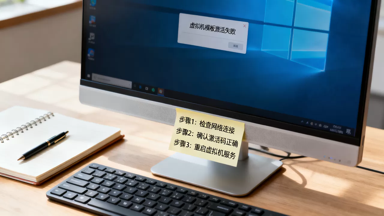 虚拟机模板激活失败怎么办?解决方法与步骤详解 虚拟机模板激活失败怎么办?解决方法与步骤详解