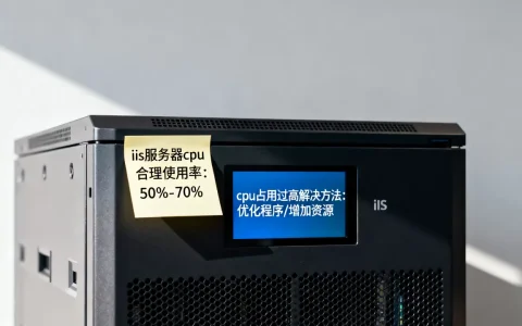 iis服务器cpu使用率多少算合理？,cpu占用过高怎么解决