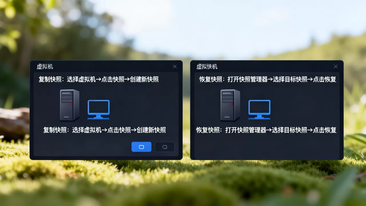 虚拟机复制快照怎么操作?,虚拟机快照如何恢复? 虚拟机复制快照怎么操作?,虚拟机快照如何恢复?