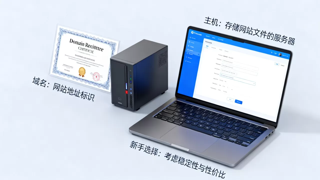 域名和主机有啥区别?新手怎么选不踩坑? 域名和主机有啥区别?新手怎么选不踩坑?