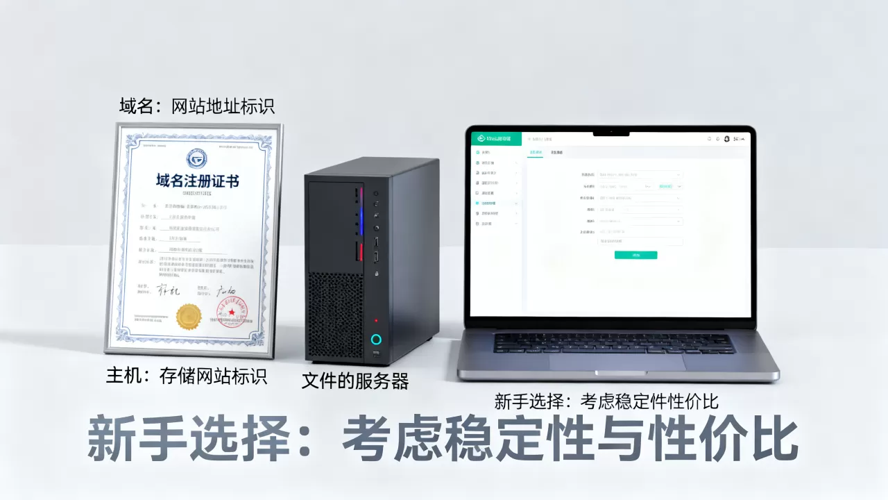 域名和主机有啥区别?新手怎么选不踩坑? 域名和主机有啥区别?新手怎么选不踩坑?