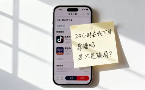 抖音业务24小时在线下单免费秒到靠谱吗，是不是骗局？