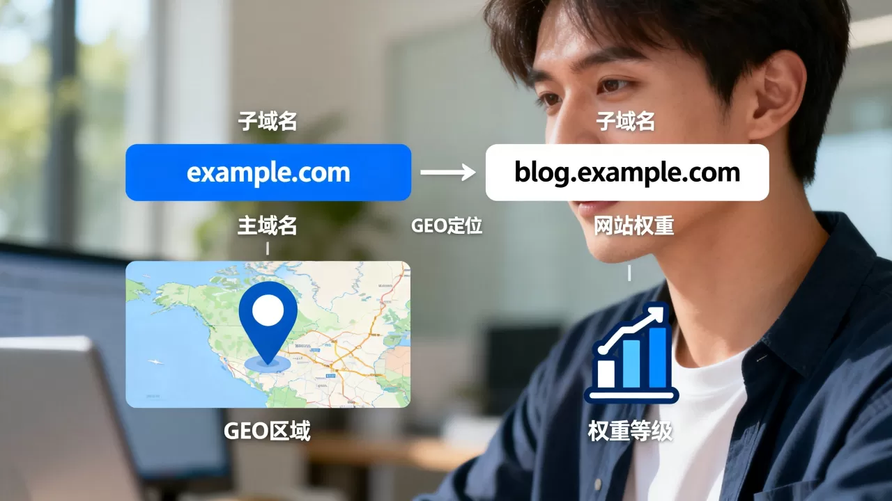 子域名和主域名到底什么关系,对GEO和网站权重有何影响? 子域名和主域名到底什么关系,对GEO和网站权重有何影响?