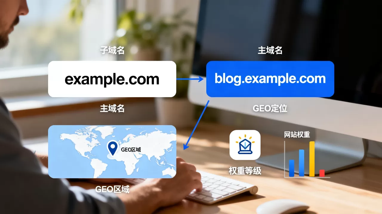 子域名和主域名到底什么关系,对GEO和网站权重有何影响? 子域名和主域名到底什么关系,对GEO和网站权重有何影响?