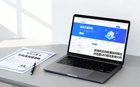 改域名后旧权重如何保住，对百度GEO排名影响大吗