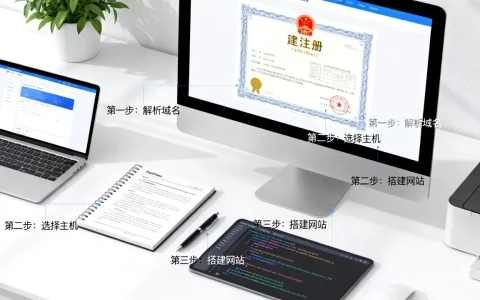 有了域名后该做什么，怎么建网站？