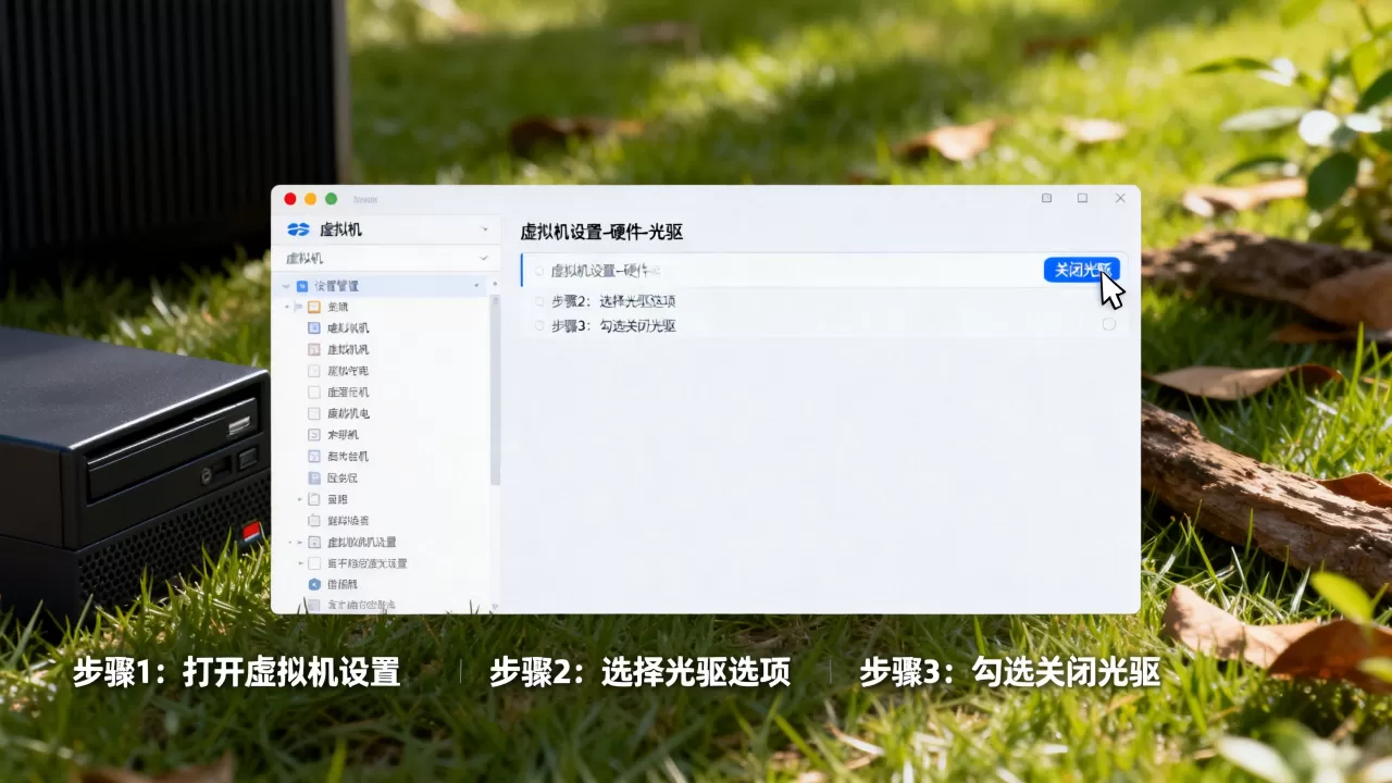 如何关闭虚拟机光驱?,虚拟机禁光驱设置方法? 如何关闭虚拟机光驱?,虚拟机禁光驱设置方法?