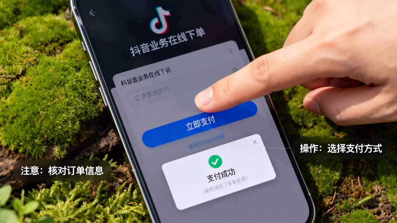 抖音业务在线下单秒到账需要注意什么,怎么操作? 抖音业务在线下单秒到账需要注意什么,怎么操作?